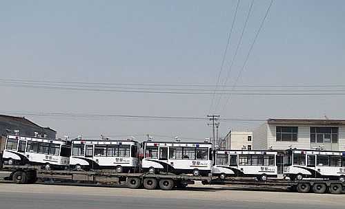 躍迪流動警務室石家莊發車現場