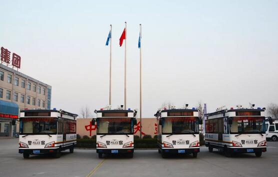 電動巡邏車發車現場