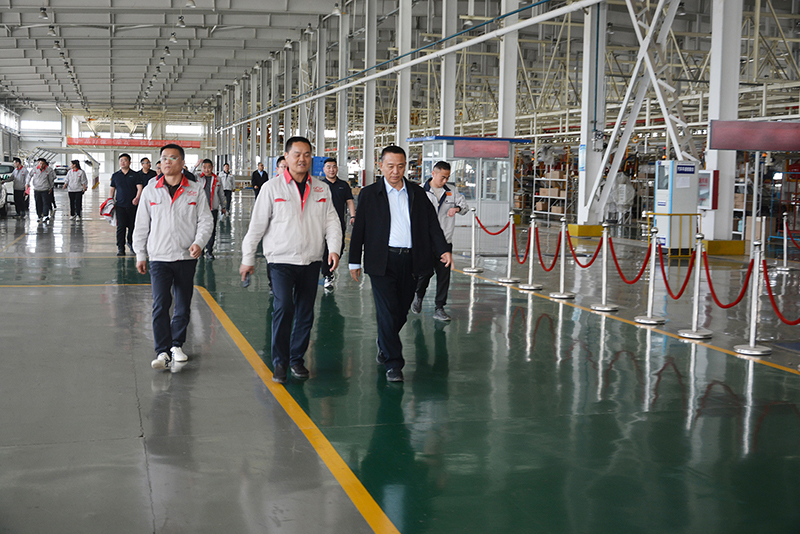 攜手共進/合作共贏/奇瑞集團領導一行蒞臨躍迪集團考察交流